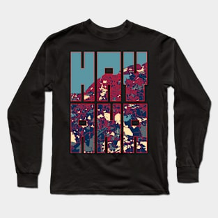 Havana, Cuba City Map Typography - Hope Long Sleeve T-Shirt